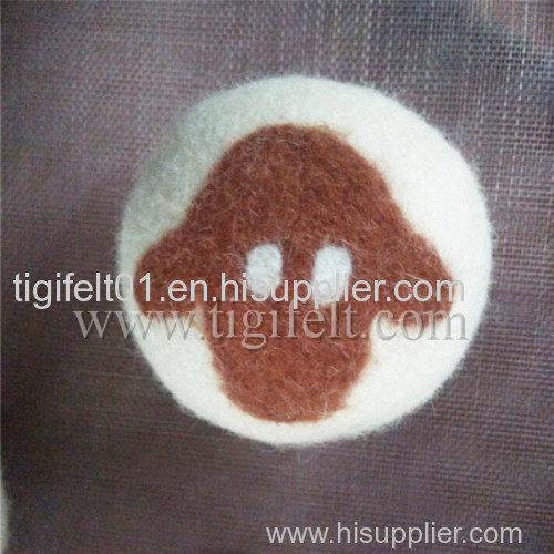 wool dryer balls felt fabric