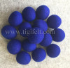 Dark blue color wool dryer balls