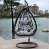 New designs rattan hammock with cushions for outdoor