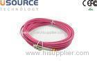 G652d 50 /125um Optical Fiber Patch Cord Duplex OM4 3mm Jacket For 10Gb Connectors