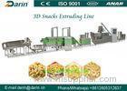 Stainless Steel 3d 2d snack pellet twin screw extruder processing line