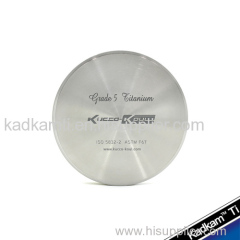 KadKam titanium blank Gr5 alloy Ti block for open CAD/CAM system