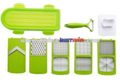 Kitchen Master Green Manual Food Slicer Chopper As Seen On TV