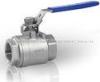 Economical Industrial Ball Valves For Corrosive Liquid / Two Piece Full Port Ball Valve