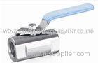 GB Standard SS304 / SS316 1 PC Forged Industrial Ball Valves With High - Security
