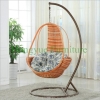 Indoor colorful rattan material hammock with cushions
