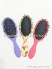 Oval Cushion Plastic Professional hairbrush