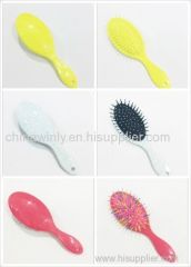 Oval cushion Plastic Professional Hair brush