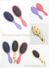 Oval cushion Plastic Professional Hair brush