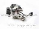 4 Positions ISO SS316L Sanitary Quick Install Butterfly Valve Long Type