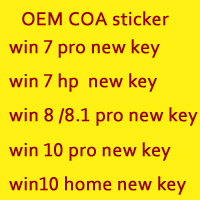 wholesale 100% genuine Windows 7 8.1 10 pro Product Key OEM COA Sticker software key online activation