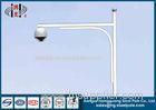 Powder Coated Galvanized CCTV Camera Posts for Security / Traffic Surveillance