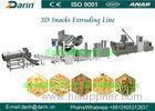 Automatic Panipuri / Golgappa Fryum 3d Snack Extruder Machine processing line