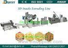 Puffed food extruder Machine / frying snack food processing line