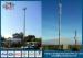 Self Supporting Communication Steel Utility Poles With Inner Climbing Ladders