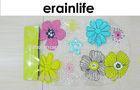 Lovely Flower Bathroom Floor Mats transparent for Toilet / Bathroom