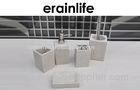 Sandstone Bathroom Accessories Sets / 5Pcs Grey Modern Modern Bath Accessories