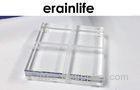 Transparent Bathroom Accessory Set Square Acrylic Soap Holder Soap Dish