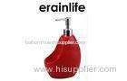 Home Decor Red Hand Soap Dispenser Gloss Finishing With Sponge ERRN-0351