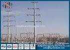 Customized 110KV Polygonal Electric Utility Poles Multi-Circuit Angle Type