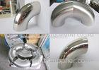 Mirror Polish Stainless Steel Sanitary Fittings 90 Elbow Short Weld End 3 / 4 - 6