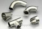 1/2"-10" Stainless Steel Sanitary Fittings Food Grade Polished In Outside And Inside