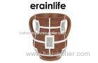 Brown Hand Judaica Washing Cup With Two Handles Polyresin Material