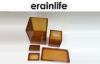 REACH Luxury Hotel Guest Room Accessories Bath Item Orange Soap Dish / Polyresin Tissue Box