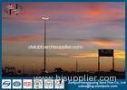 Polygonal Steel Tubular Floodlighting High Mast Light Pole 35m