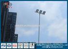 Commercial Area Lighting Flood Light Poles 20m 600W Anti Corrosion