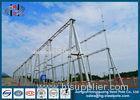 110KV Hot Dip Galvanized Substation Steel Structures for Power Substation / Switch Yard