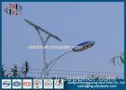 Energy Saving Lamp Post with Solar Panel Powder Coated for Street Lighting