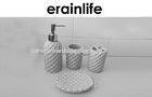 Brown / Beige / Black Sandstone Bathroom Accessories Environmental