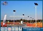 Multi Functional Q235 Conical Solar Powered Light Post with Solar Panel