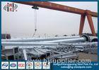 Medium Voltage Polygonal Electric Utility Poles Hot Roll Steel 25mm