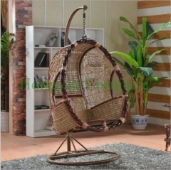 Natural rattan wicker material hammock designs