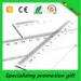 Transparent 15cm/20cm/30cm Straight Plastic Ruler with logo Customfor office made in China