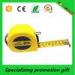 Yellow plastic case measuring tools stainless steel tape measure