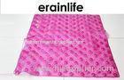 Non Slip Pink Bathroom Floor Mats Home PVC / PE REACH Certificated