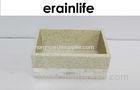 Square Decorated Jewellery Box Sandstone Pearl Home Accessories