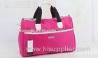 Customized Pink PU Trolley Carry On Promotional Gift Bags With Lock