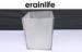 Transparent Hotel Guest Room Accessories Resin Trash Can / Waste Bin