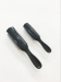 Black color Mini Plastic Professional Hairbrush