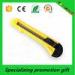 Stainless Steel Art Sliding Folding Utility Cutter Knife Yellow