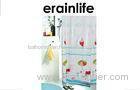 Bath Hotel Brand Shower Curtain Cartoon Pattern PVC / PE material