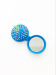 Round foldable Mini Plastic Professional hairbrush