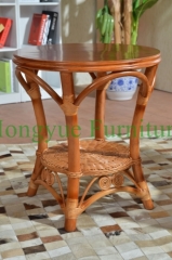 Living room natural rattan table chair solutions