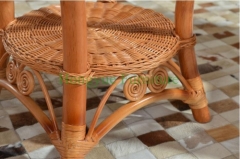 Living room natural rattan table chair solutions