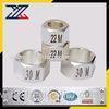 Silver Coated Stainless Steel Nuts CNC Machining Processes For Metal Conduit