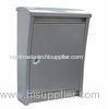 Durable Outdoor Big 316 Stainless Steel Mailbox With Glass Bead Blast